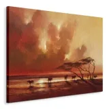 cattle-drinking-obraz-na-plotnie-120x85-cm-stan-nowy