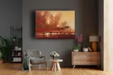 cattle-drinking-obraz-na-plotnie-120x85-cm-stan-nowy