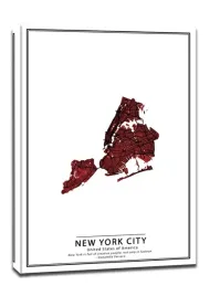 crimson-cities-new-york-city-obraz-na-plotnie-50x70-cm