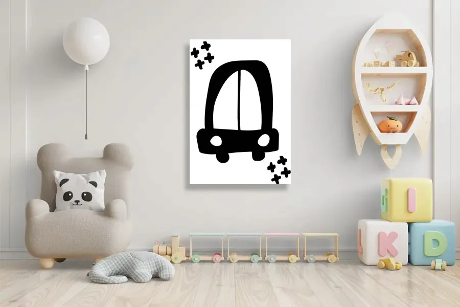 czarne-auto-obraz-na-plotnie-61x915-cm