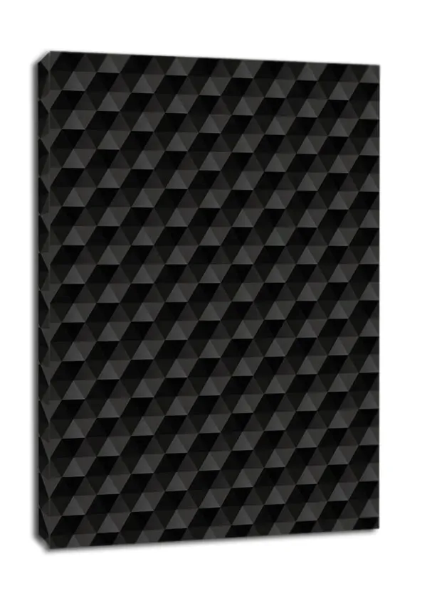 czarne-trojkaty-obraz-na-plotnie-60x80-cm-stan-nowy