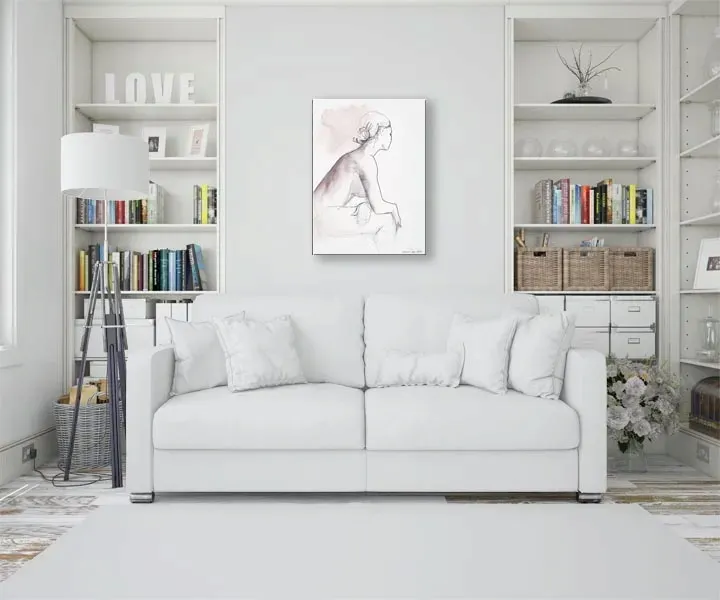 damski-szkic-obraz-na-plotnie-30x40-cm-stan-nowy