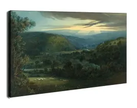 dawn-in-the-valleys-of-devon-william-turner-obraz-na-plotnie-50x40-cm