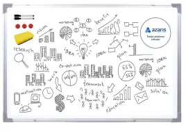 biala-tablica-magnetyczna-duza-60x45-suchoscieralna-flamastry-gabka