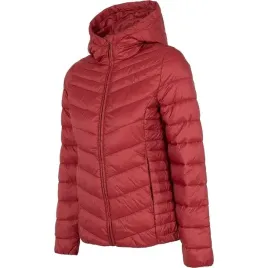 kurtka-damska-4f-pikowana-primaloft-ciemna-czerwien-h4z22-kudp003-61s