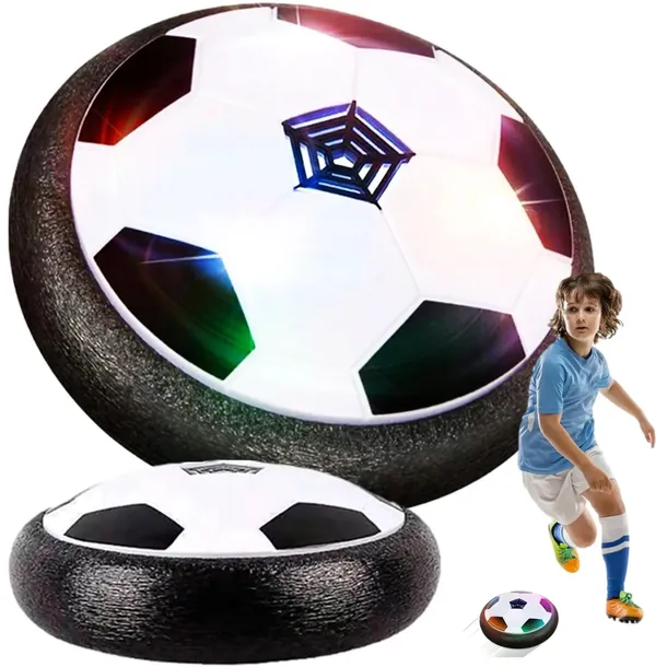 LATAJĄCA PIŁKA HOVERBALL POWIETRZNA DYSK KRĄŻEK CYMBERGAJ DYSK LED XXL