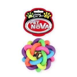 zabawka-dla-psa-kota-pleciona-pilka-z-dzwonkiem-6cm-pet-nova