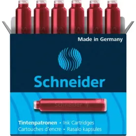 schneider-naboje-do-pior-czerwony-6-sztuk-6602