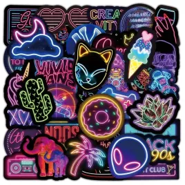 zestaw-naklejek-wodoodpornych-mix-neon-black-50szt