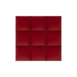 panele-tapicerowane-30x30-cm-welurowe-scienne-czerwone-wezglowie