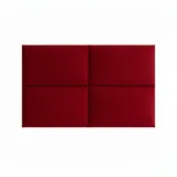 panele-tapicerowane-30x50-cm-welurowe-scienne-czerwone-wezglowie