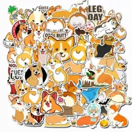 naklejki-corgi-pieski-mix-wodoodporne-50-szt