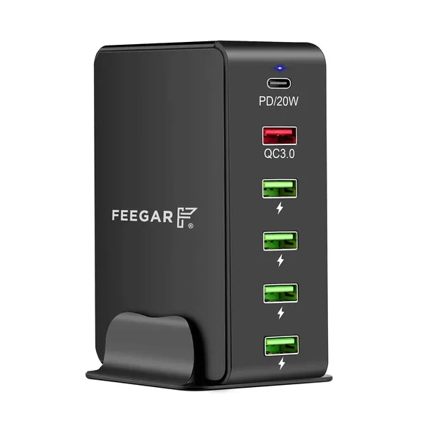 ladowarka-sieciowa-feegar-tower-86w-6x-usb-typ-c-stan-nowy-marka-inna