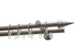 karnisz-podwojny-stozek-wyglad-stali-nierdzewnej-20-mm-200-cm