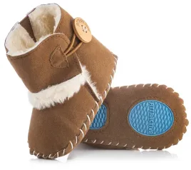 brazowe-kozaczki-niemowlece-niechodki-r-17-18