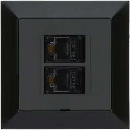 gniazdo-internetowe-2-x-rj45-premium-czarny-mat