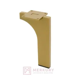 Zdjęcie produktu NOGA MEBLOWA NS34 ZŁOTY MAT PREMIUM H-120