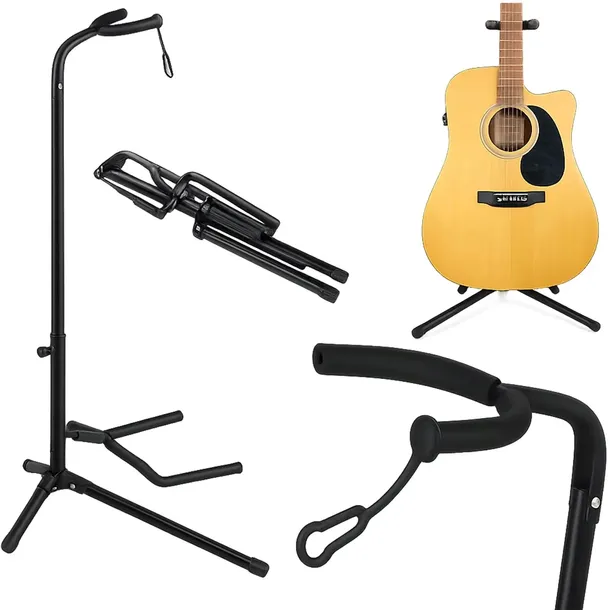 STATYW GITAROWY UNIWERSALNY STOJAK GITARY GITARA UCHWYT WIESZAK NA GITARĘ