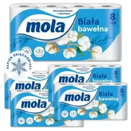 papier-toaletowy-mola-white-bawelniana-biel-8-rolek-x-5-sztuk