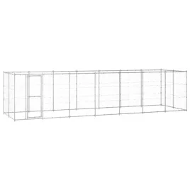 kojec-dla-psa-xl-srebrny-stal-galwanizowana-770x220x180cm