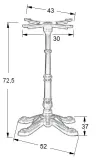 podstawa-do-stolika-zeliwna-sh-5051-b-stan-nowy