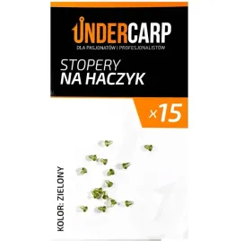 stopery-na-haczyk-15szt-zielone-undercarp