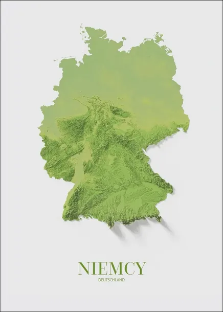 niemcy-mapa-plakat-40x60-cm
