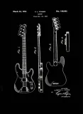 patent-fender-gitara-basowa-projekt-1952-retro-plakat-30x45-cm