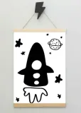 rakieta-plakat-30x40-cm-stan-nowy