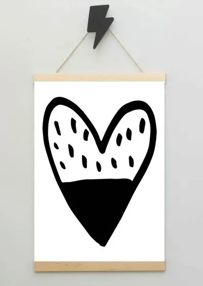 serce-plakat-21x297-cm-stan-nowy