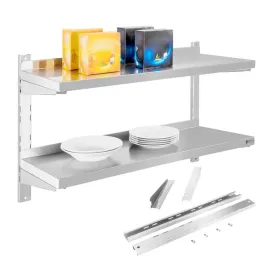 polka-scienna-stalowa-wiszaca-podwojna-z-regulacja-80cm