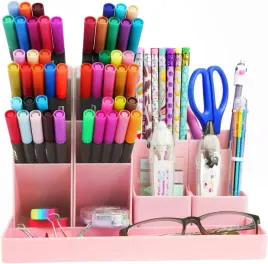 organizer-na-biurko-wytrzymaly-rozkladany-wielofunkcyjny-na-stol-rozowy