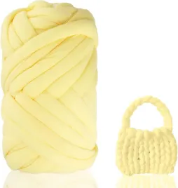 gruba-wloczka-do-rekodziela-wloczka-500g-diy-wloczka-zolta-przedza