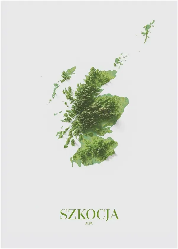 szkocja-mapa-plakat-30x40-cm