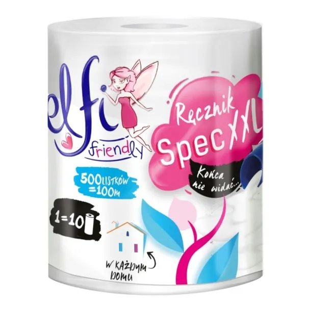 Ręcznik papierowy Elfi Spec XXL 100m wytrzymały celluloza