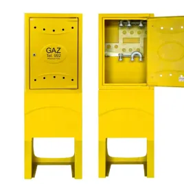 szafka-punkt-gazowy-600x800x250mm-zolta-pion-na-dwa-gazomierze-podstawa