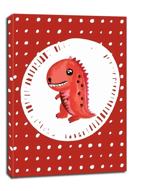 dino-obraz-na-plotnie-50x70-cm-stan-nowy