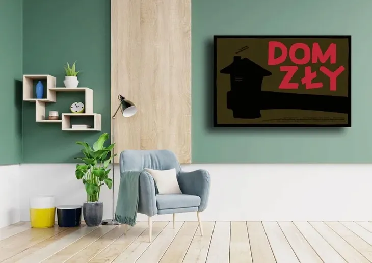 dom-zly-obraz-na-plotnie-40x30-cm-stan-nowy