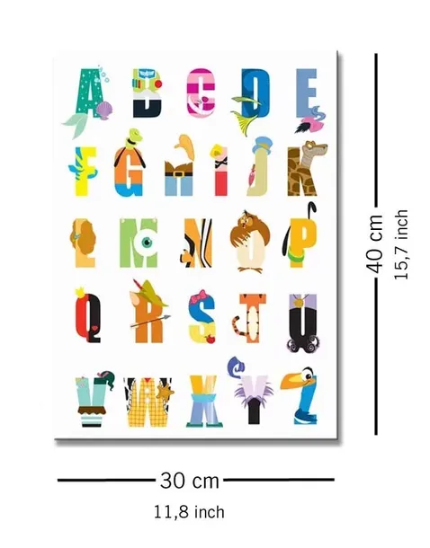 disney-alphabet-obraz-na-plotnie-30x40-cm-stan-nowy