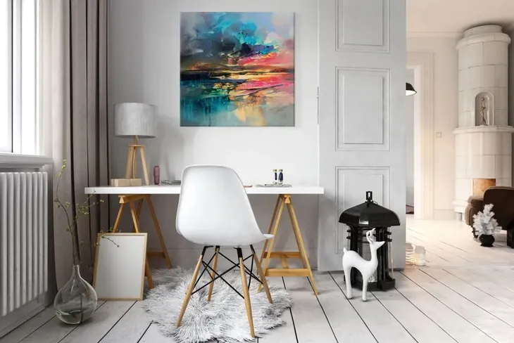 dissolving-shoreline-obraz-na-plotnie-85x85-cm-stan-nowy