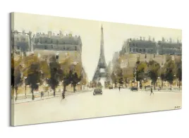 eiffel-tower-boulevard-obraz-na-plotnie-100x50-cm