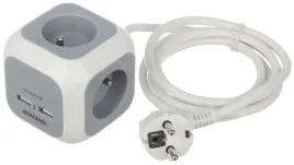 listwa-zasilajaca-or-ae-13144-4-gn-2usb-orno