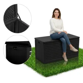 duza-skrzynia-ogrodowa-na-taras-balkon-270-l-czarna-solidna-kufer-siedzisko