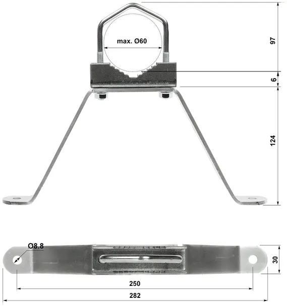 obejma-murowa-omm-60l13