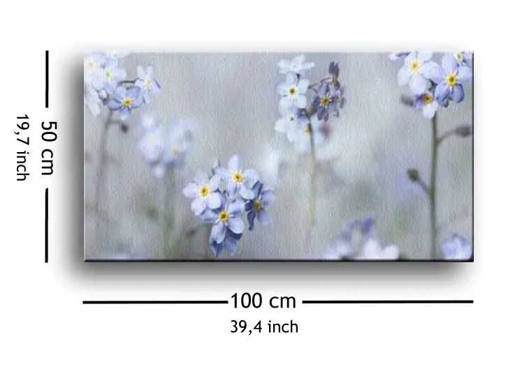 forget-me-nots-obraz-na-plotnie-100x50-cm