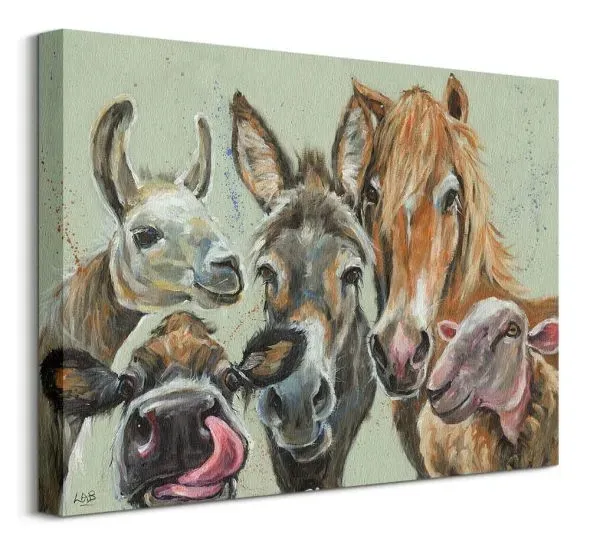 farmyard-selfie-obraz-na-plotnie-40x30-cm