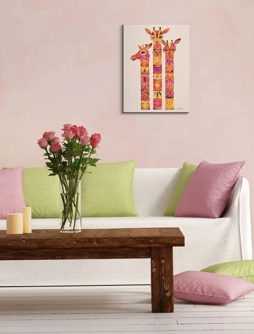 giraffes-obraz-na-plotnie-30x40-cm-stan-nowy