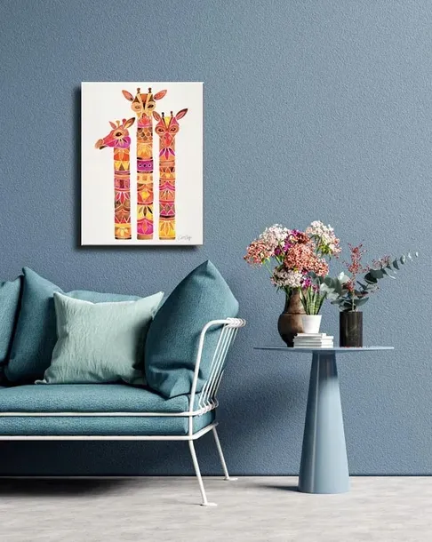 giraffes-obraz-na-plotnie-30x40-cm-stan-nowy