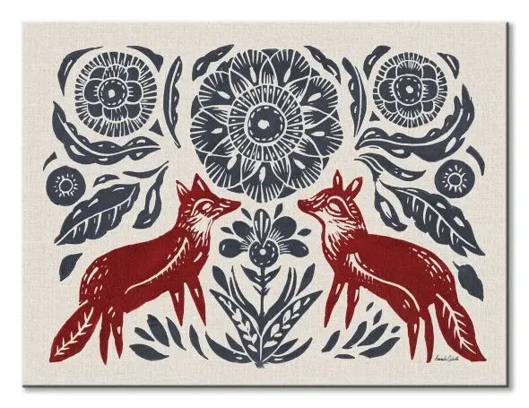 folk-foxes-obraz-na-plotnie-40x30-cm