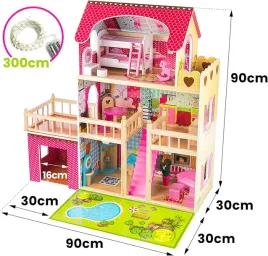 domek-dla-lalek-drewniany-swiateczny